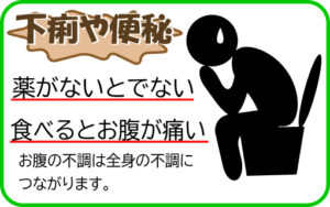 下痢や便秘